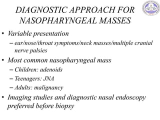 nasopharynx clinical anatomy and management of nasopharyngeal tumor | PPTX