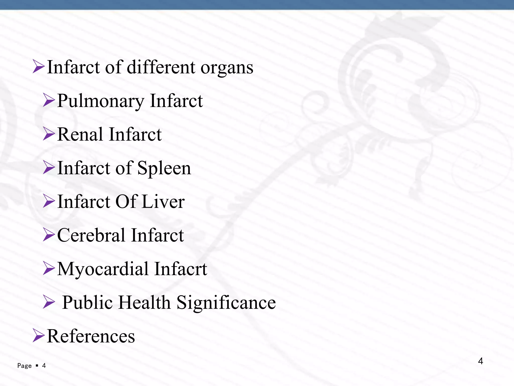 Ischemia and Infarction | PPTX | Blood Disorders | Diseases and Conditions