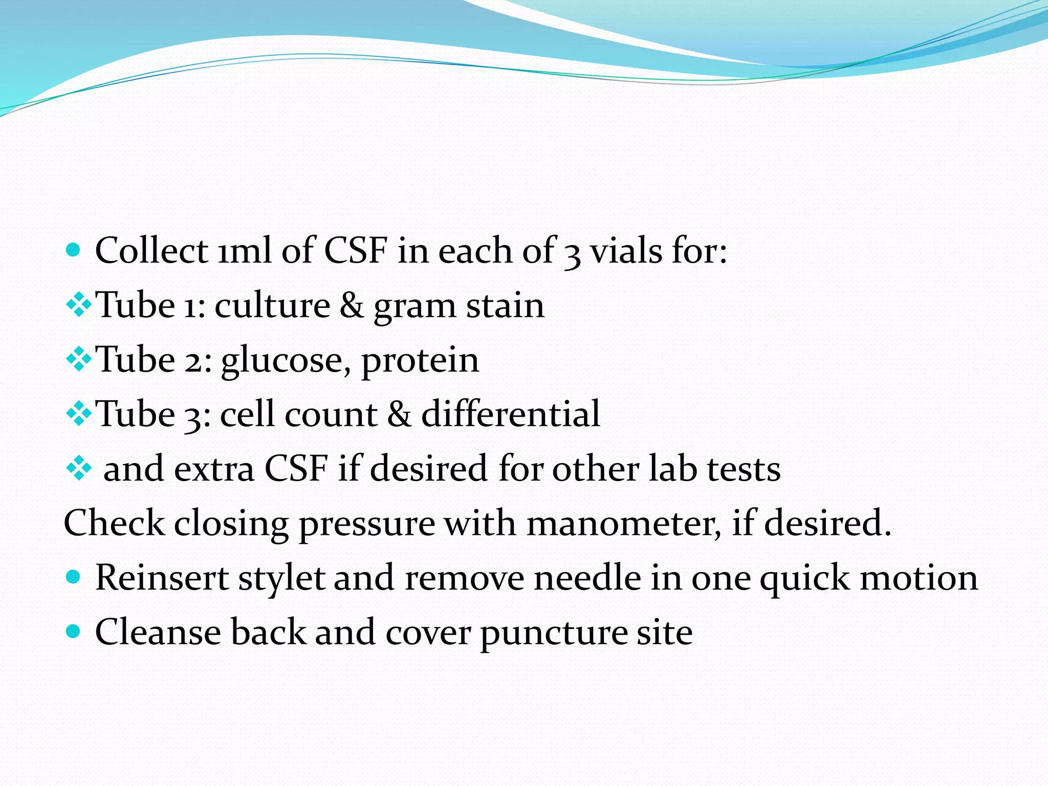 Lumbar Puncture | PPTX
