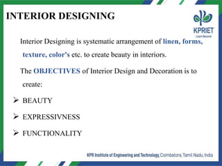 presentation about interior designs with pictures | PPTX