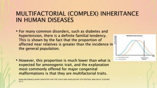 Genetics- Principles & Disoreders in Paediatric Dentistry | PPTX