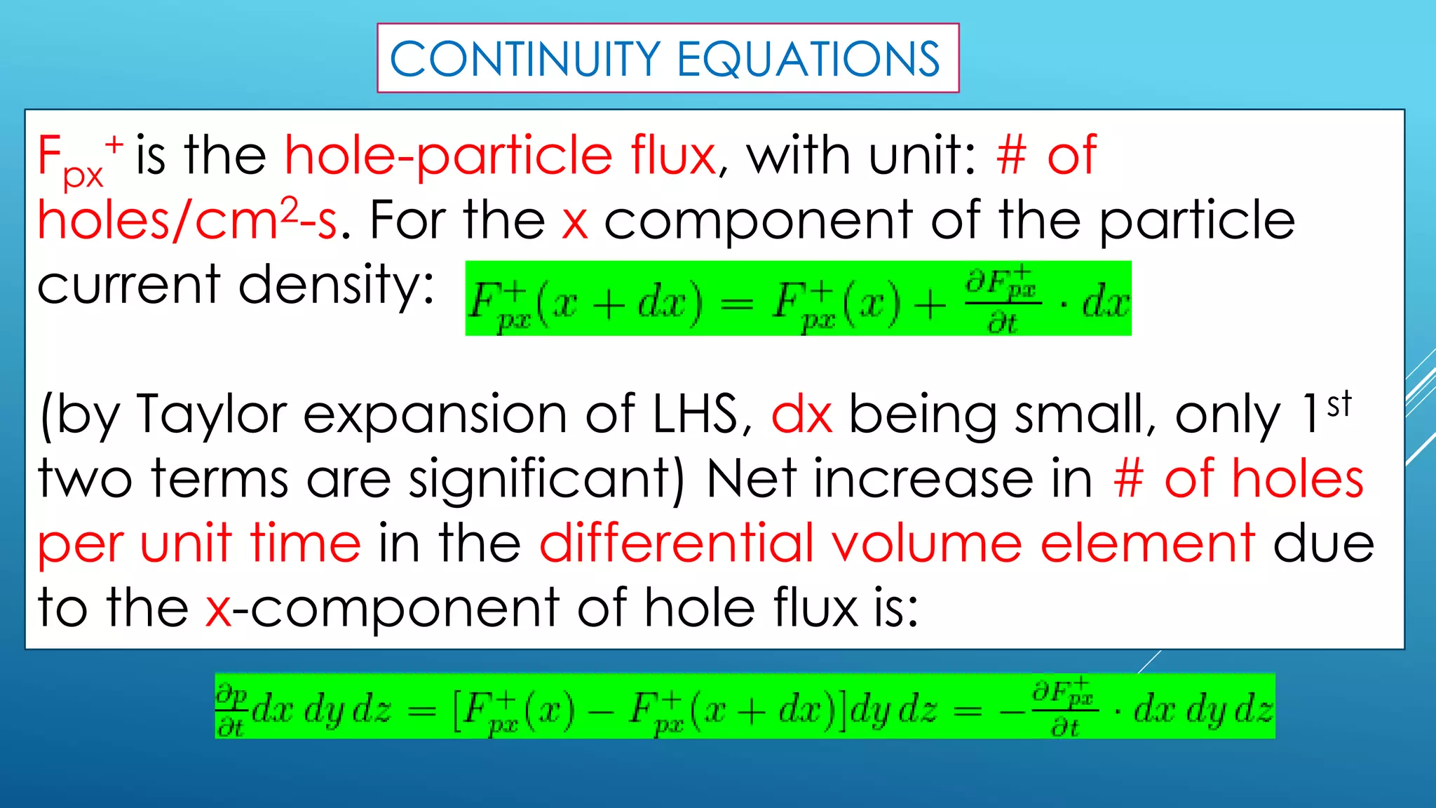 NON-EQUILIBRIUM EXCESS CARRIERS IN SEMICONDUCTORS | PDF