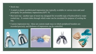 seminar 3 impression technique removable partial denture.pptx
