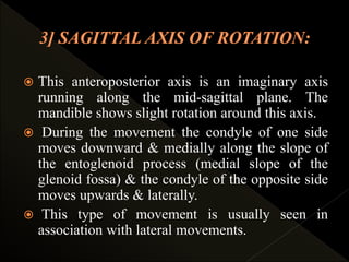 Mandibular movements and determinants | PPTX