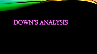 14
DOWN’S ANALYSIS
 
