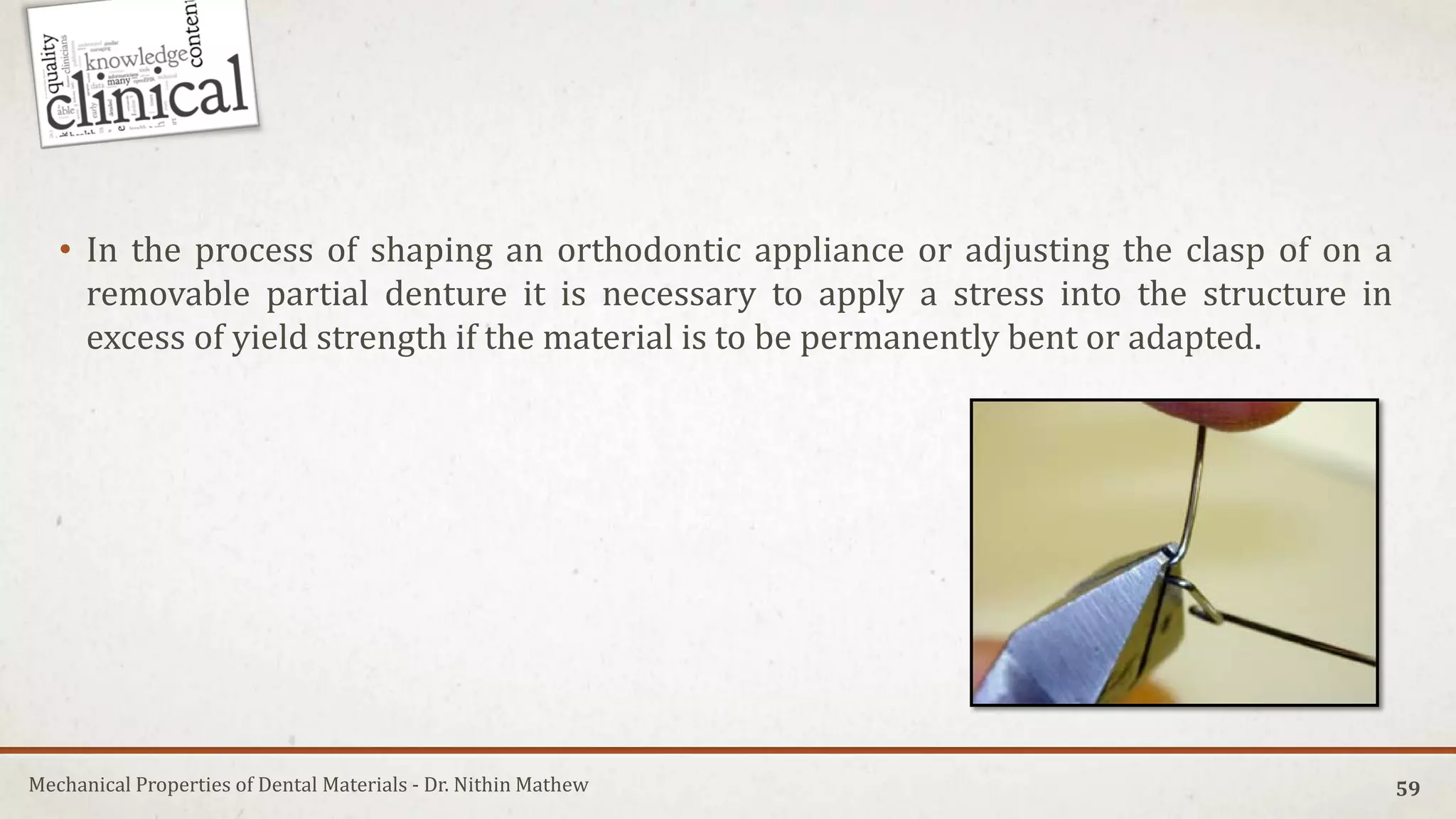 Mechanical Properties of Dental Materials | PDF