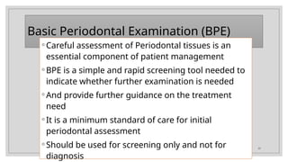 Comprehensive Clinical Diagnosis of Periodontal Diseases and Gingival ...