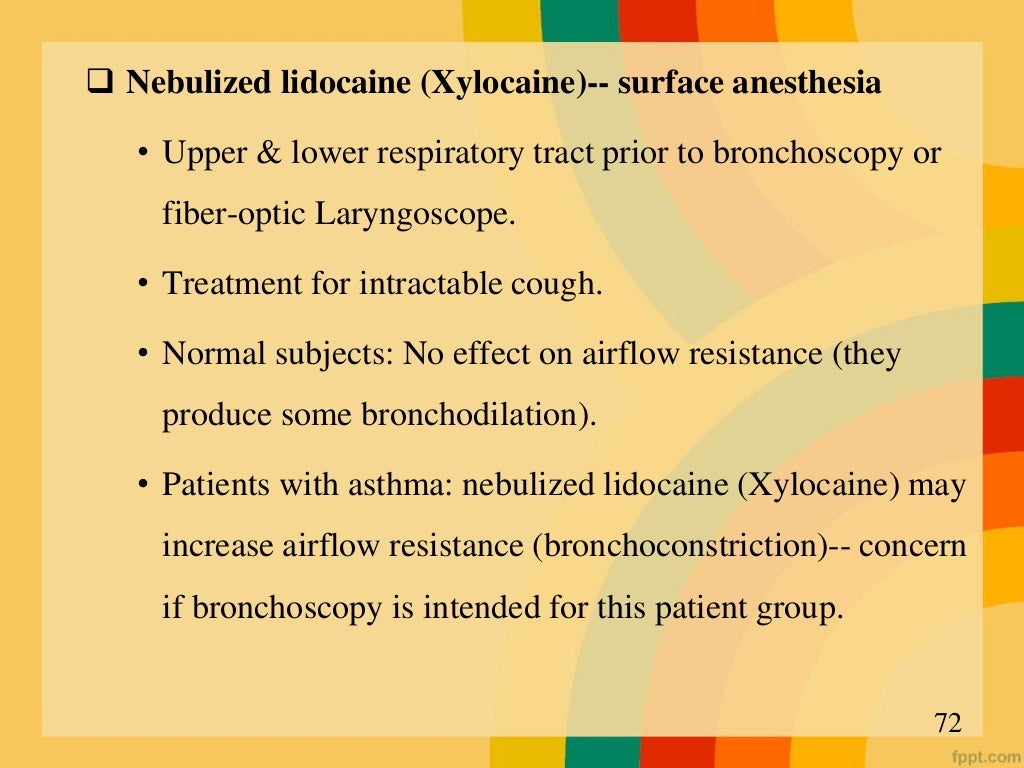 PHARMACOLOGY OF LOCAL ANESTHESIA