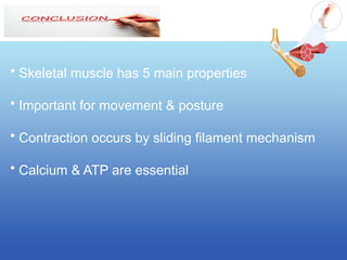 Seminar 4_Properties and functions of skeletal muscle and Mechanism of ...