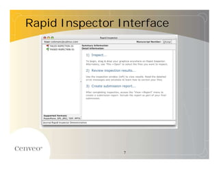 Rapid Inspector Interface




                 7
 