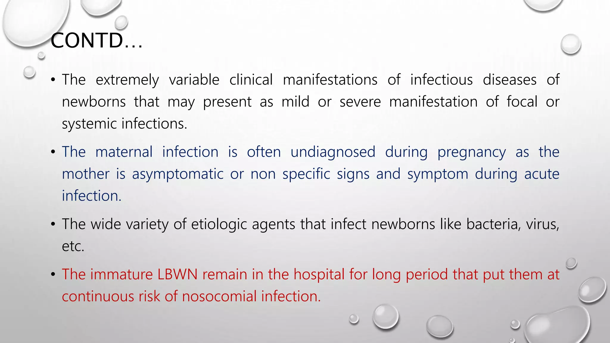 Uring Infect Neonatal Sepsis and Opthalmia Neonatrum | PPTX