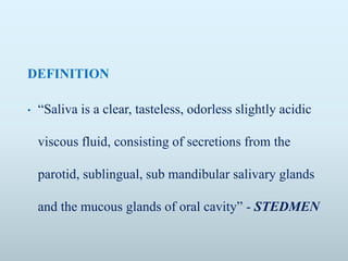 SALIVA | PPTX