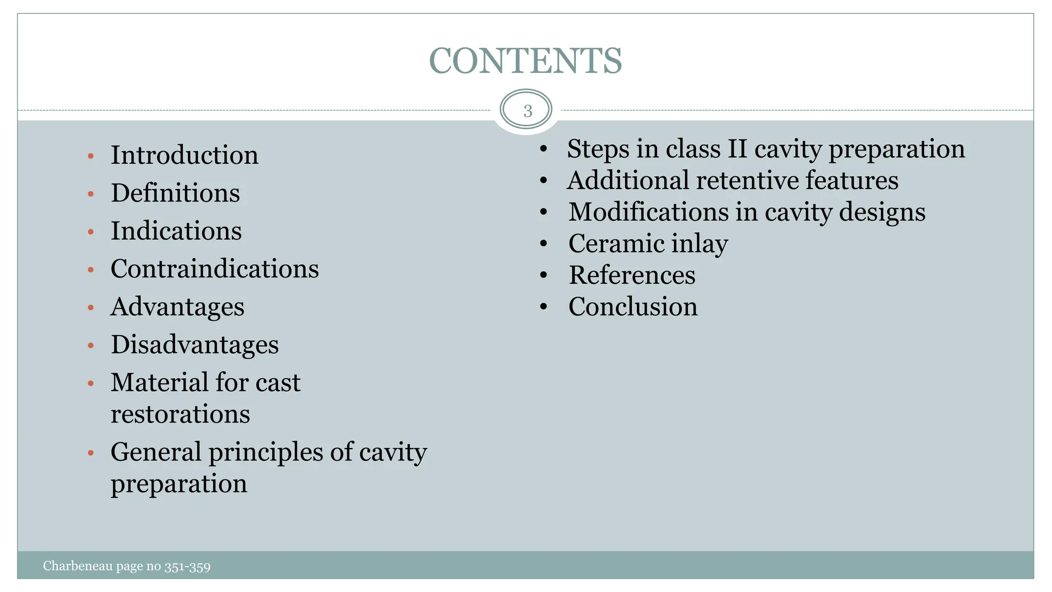 CAVITY DESIGNS FOR INLAY. | PPTX