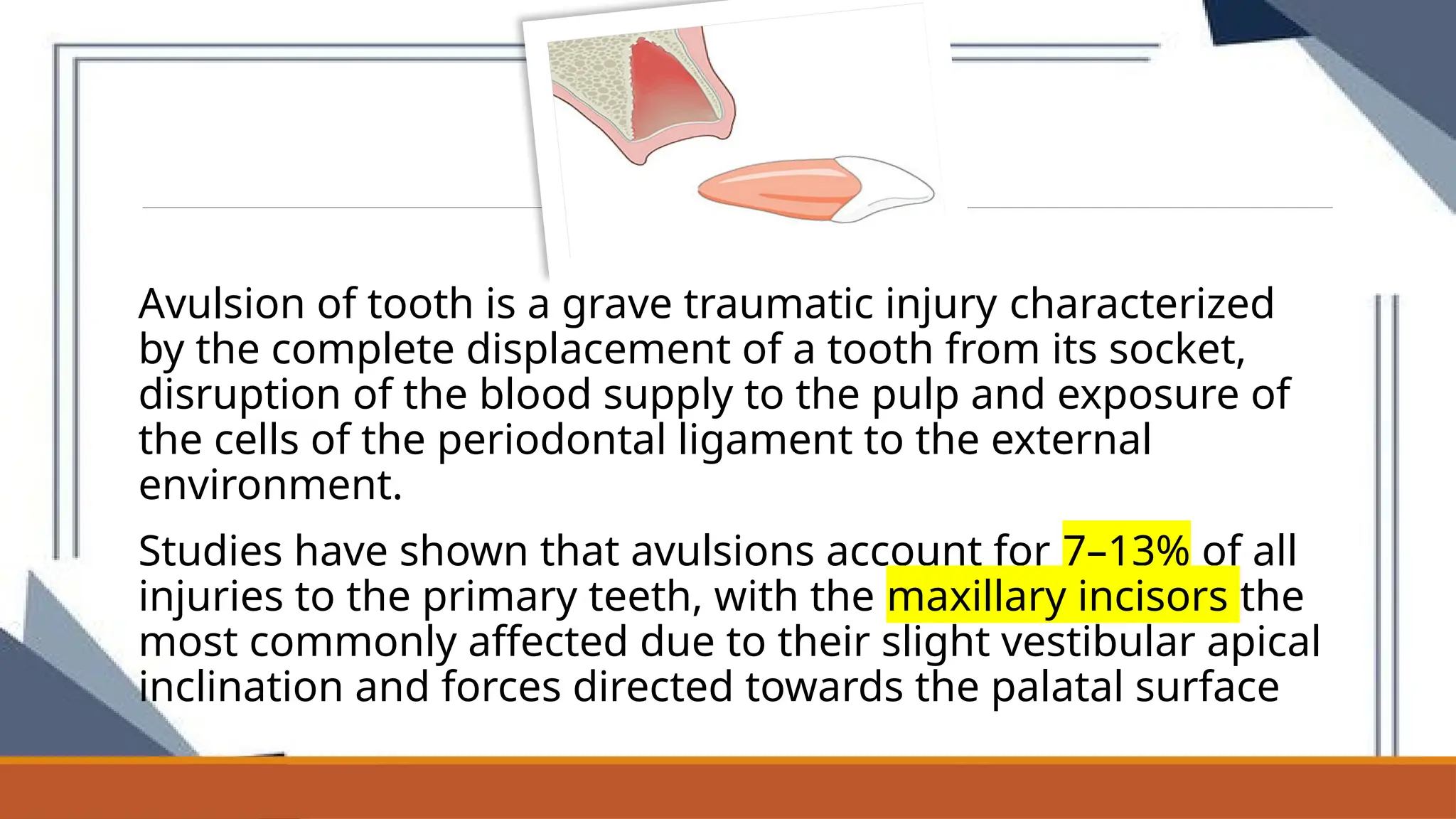 survival of reimplanted primary avulsed tooth.pptx