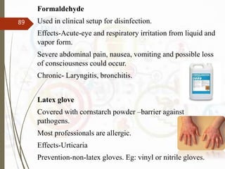 Formaldehyde Injuries Occupational hazards | PPTX