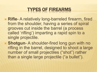 Small Explosive Injuries Firearms and Explosive injuries | PPTX