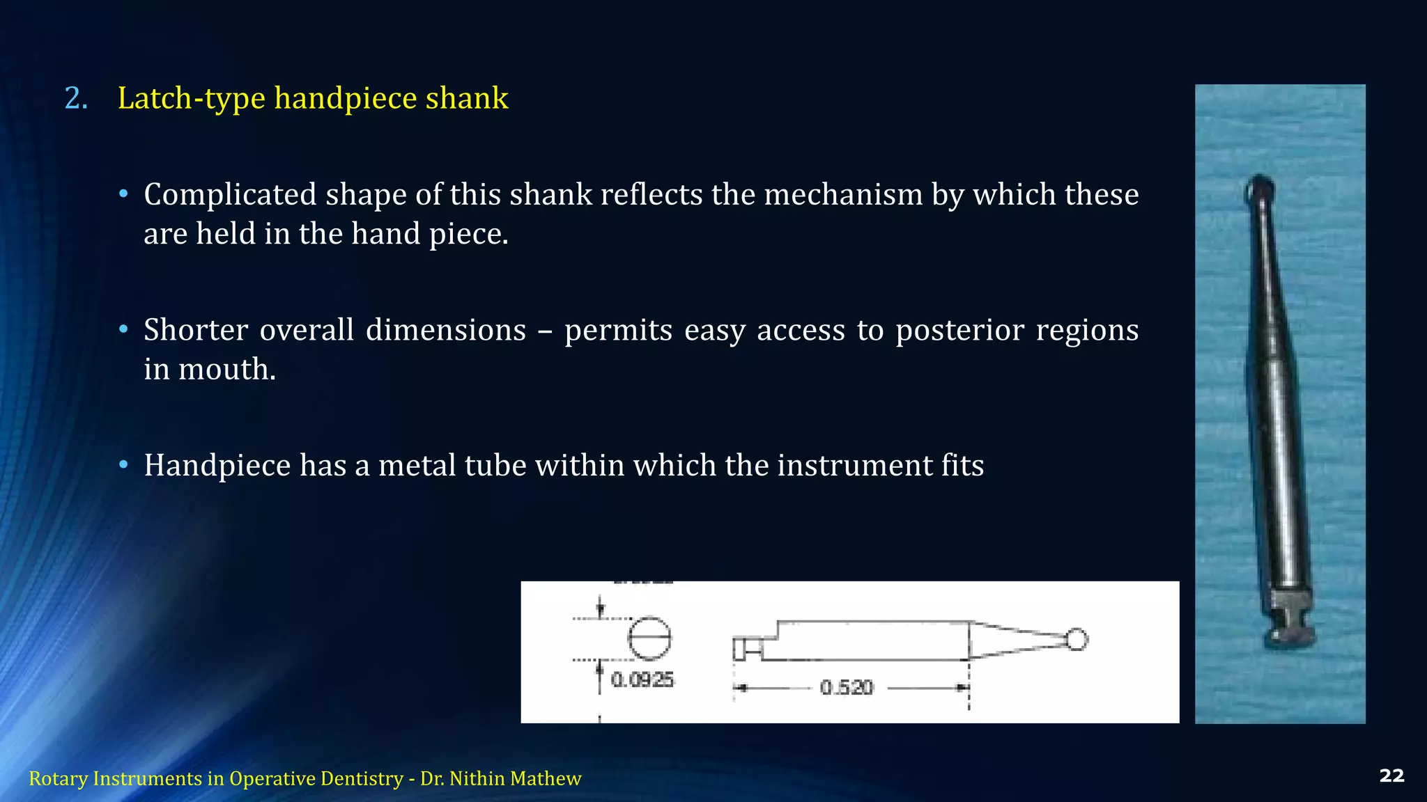 Rotary Instruments in Operative Dentistry | PDF