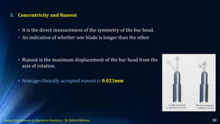 Dental Rotation Rotary Instruments in Operative Dentistry | PDF