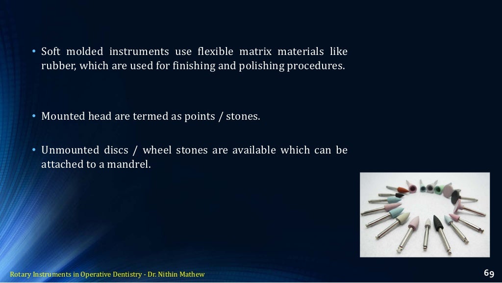 Rotary Instruments in Operative Dentistry