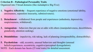 Negative Personal Experiences Examples seminar 9am.pptx personality disorder dynp | PPTX