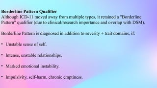 Borderline Pattern Sample seminar 9am.pptx personality disorder dynp | PPTX