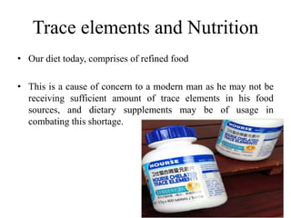 Details of Trace elements in oral health | PPTX