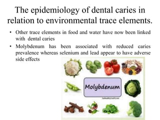 Details of Trace elements in oral health | PPTX