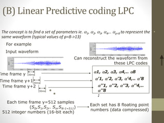 Speech Signal Processing | PPTX