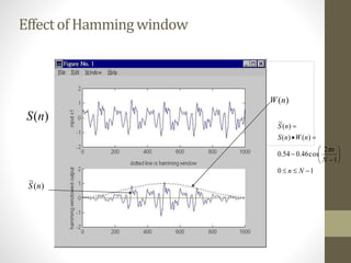 Speech Signal Processing | PPTX