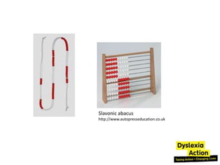 Slavonic abacus
http://www.autopresseducation.co.uk
 