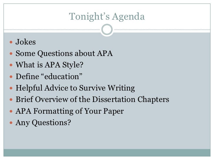 apa short paper format