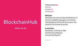 It’s like 1990 for the Internet
we don’t know how this will pan out
but the future is likely to be much more #decentral
 