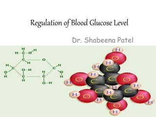 Regulation of Blood Glucose Level 
Dr. Shabeena Patel 
 