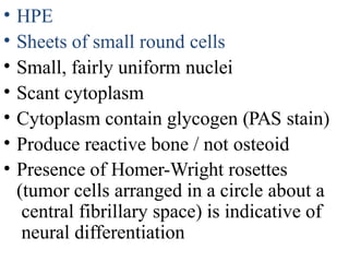 Homer Staining seminar bone tumor principles classification | PPTX