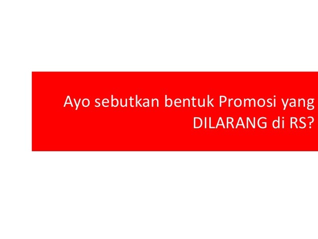 Jobdesk Marketing Rumah Sakit