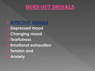 Out symptoms burn Dealing with