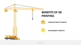 3D Printing in Construction | PPTX