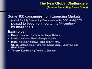 Emerging Markes [SAV Lecture Notes] | PPT
