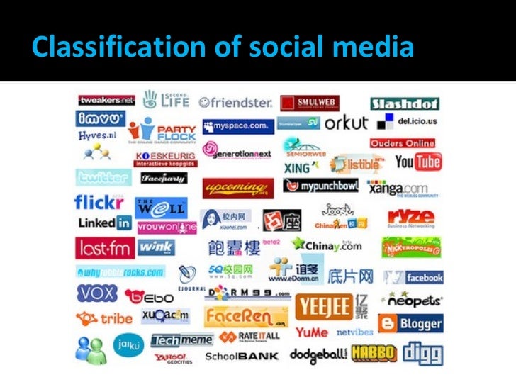 Seminar classifying social media