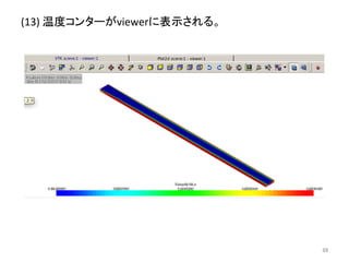 (13) 
 ᗘ䝁䞁䝍䞊䛜viewer䛻⾲♧䛥䜜䜛䚹 
㻤㻤 
 