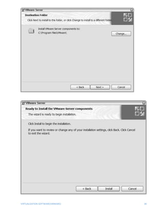 Virtualization using VMWare Workstation and Cloud Computing | DOCX