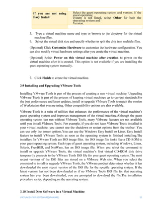 Virtual Machine Instructions Syntax Virtualization using VMWare Workstation and Cloud Computing | DOCX