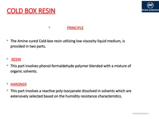Seminar core making cold box technology.pptx
