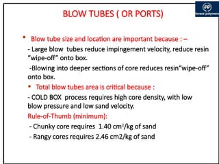 Seminar core making cold box technology.pptx