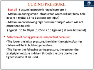 Seminar core making cold box technology.pptx