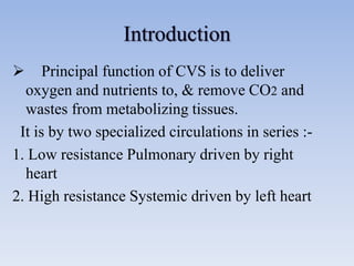Seminar cvs physiology | PPTX