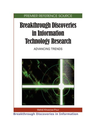 Breakthrough Discoveries in Information
 
