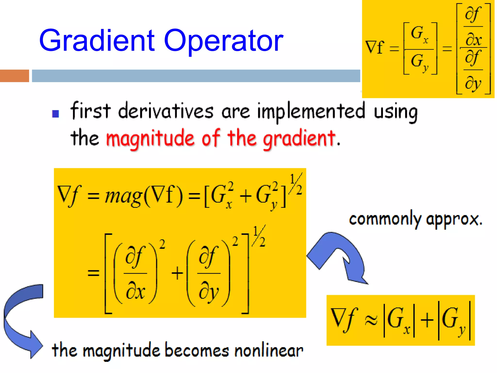 Gradient Operator
 