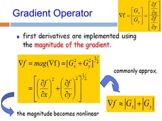 Gradient Operator
 