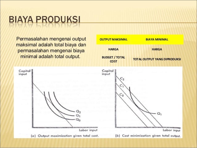 Seminar Ekonomi Mikro Biaya Produksi Seminar Ekonomi Mikro Biaya Produksi